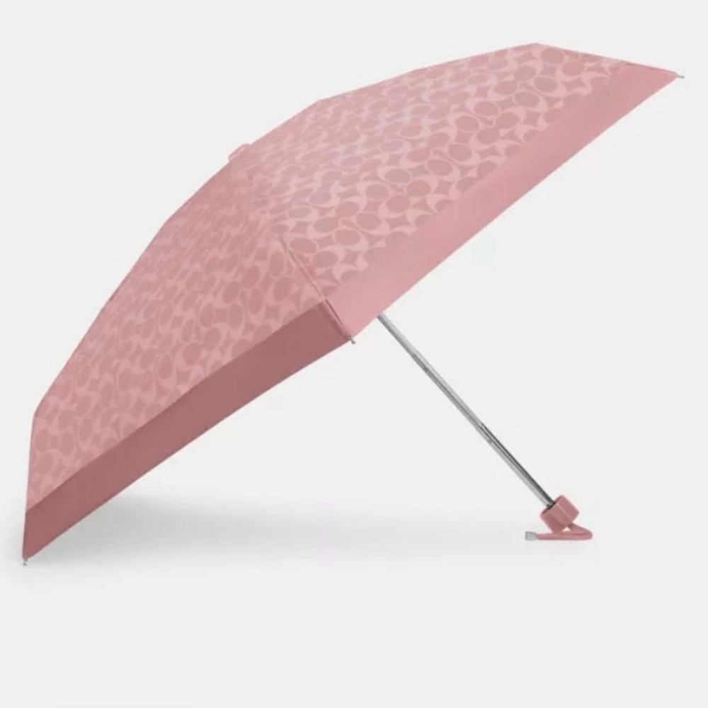 Pink Coach Signature Umbrella